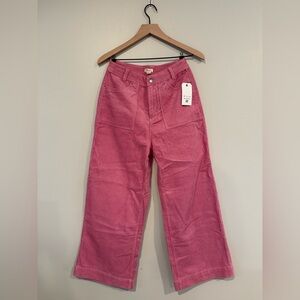 Billabong Rose Pink Corduroy Wide-Leg Jeans